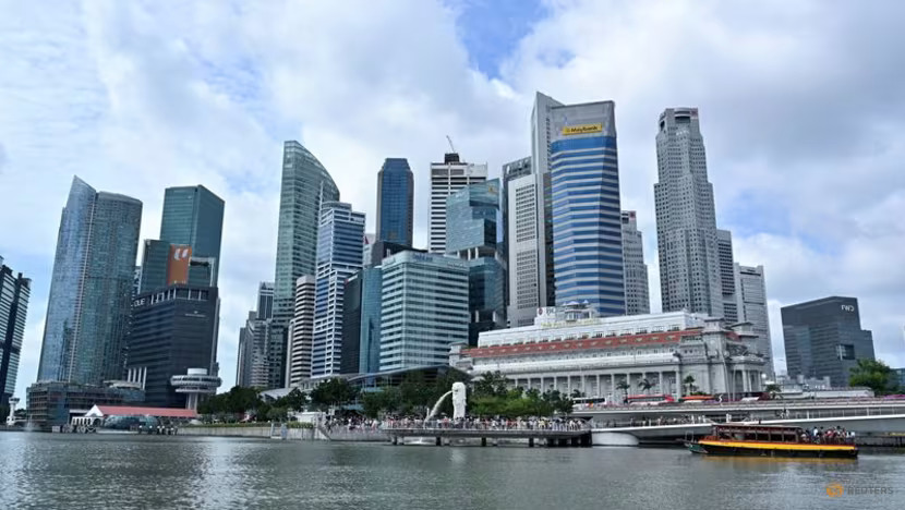 A view of the skyline in Singapore on Jan 27, 2023. 