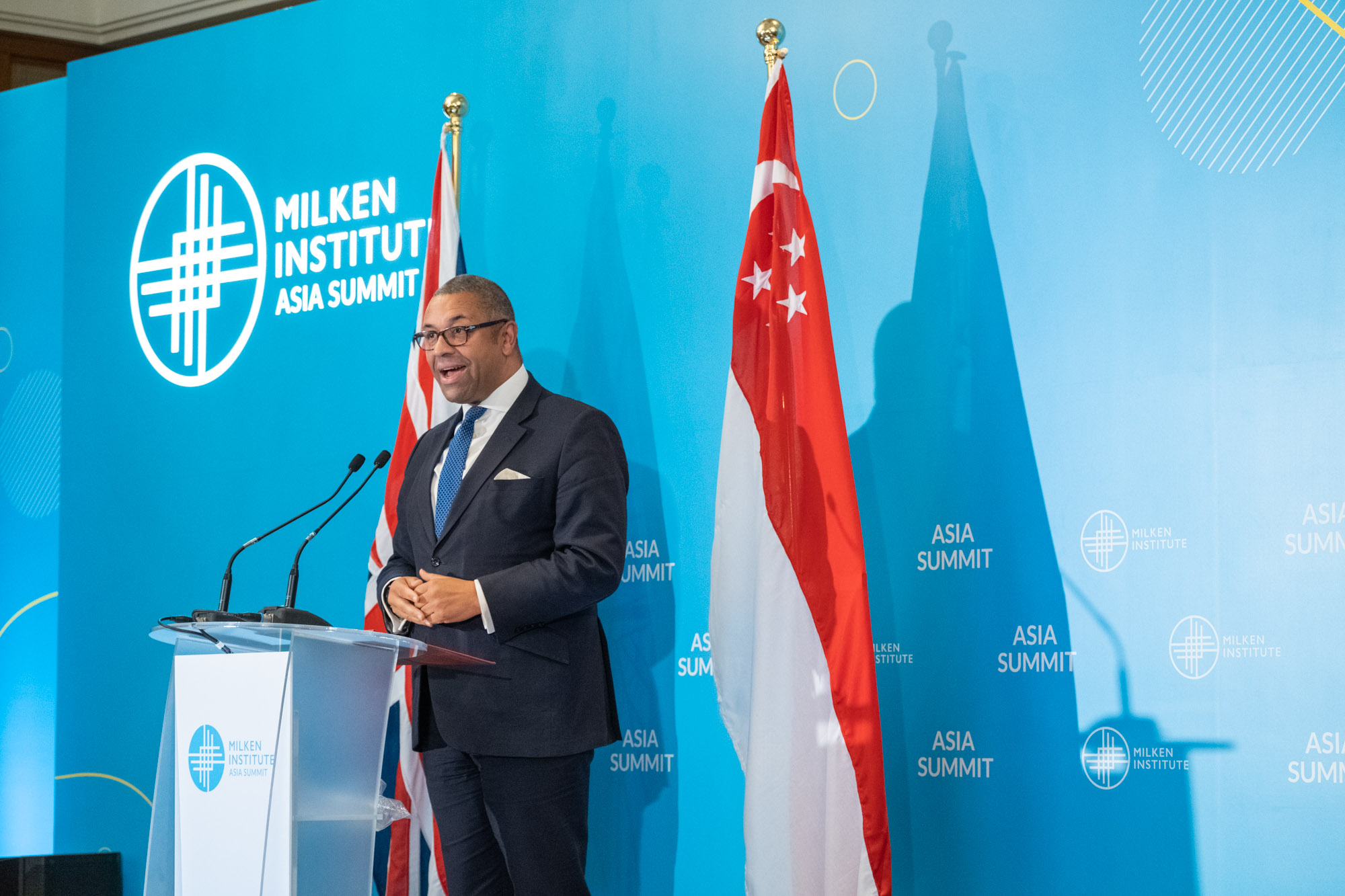 James Cleverly at Milken Asia Summit