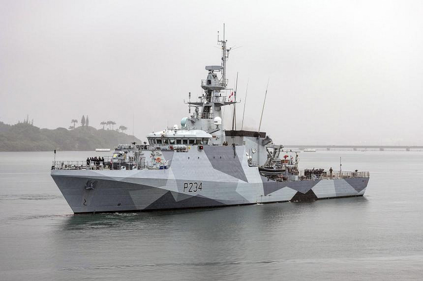 The HMS Spey is one of two offshore patrol vessels of the Royal Navy deployed in the Indo-Pacific region since 2021.