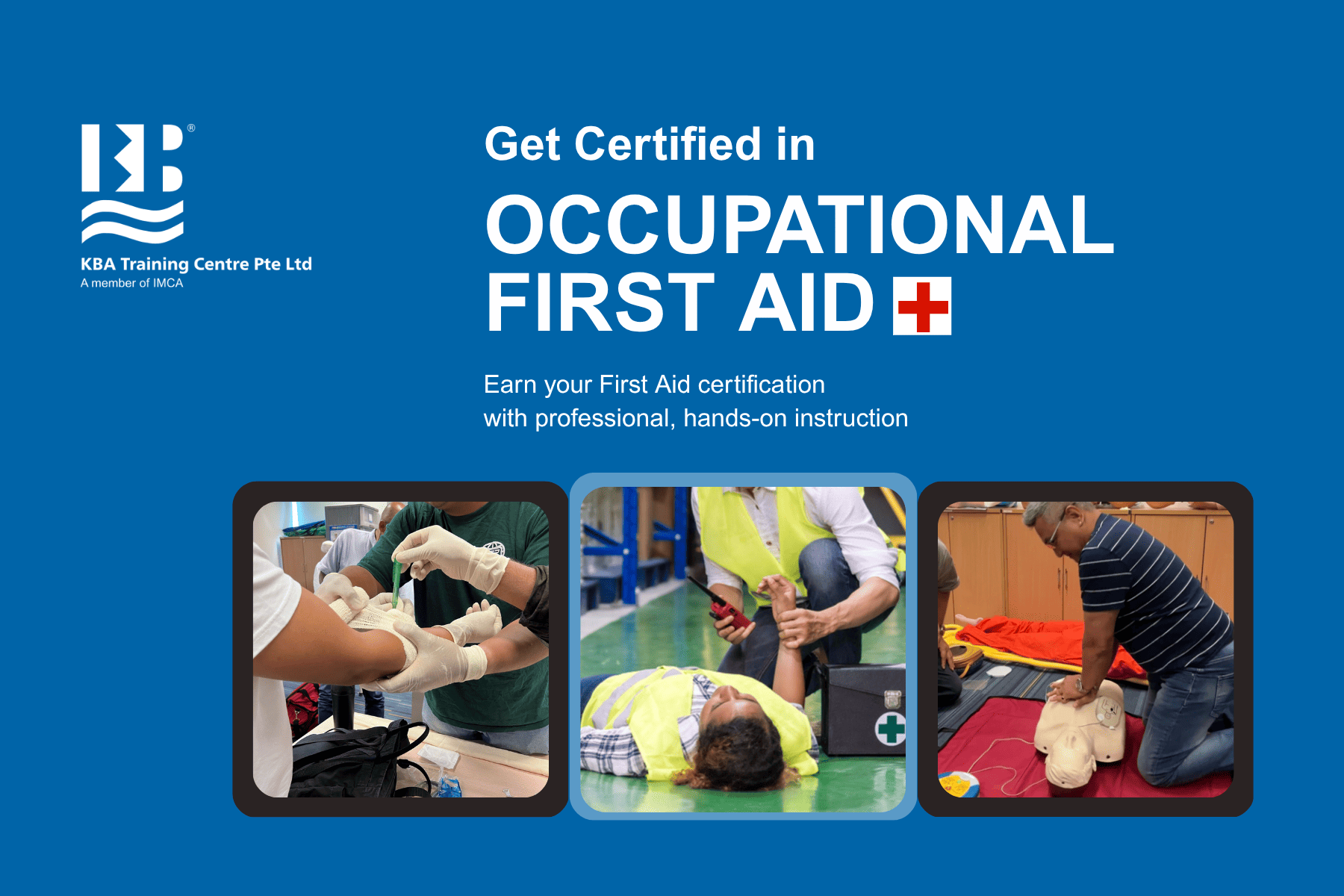 Get Certified as a First Aider in Occupational First Aid