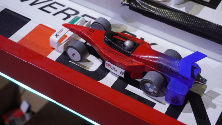 The MercuriX Racing car, designed, engineered, and manufactured by the students, reflecting precision, innovation, and aerodynamic excellence.