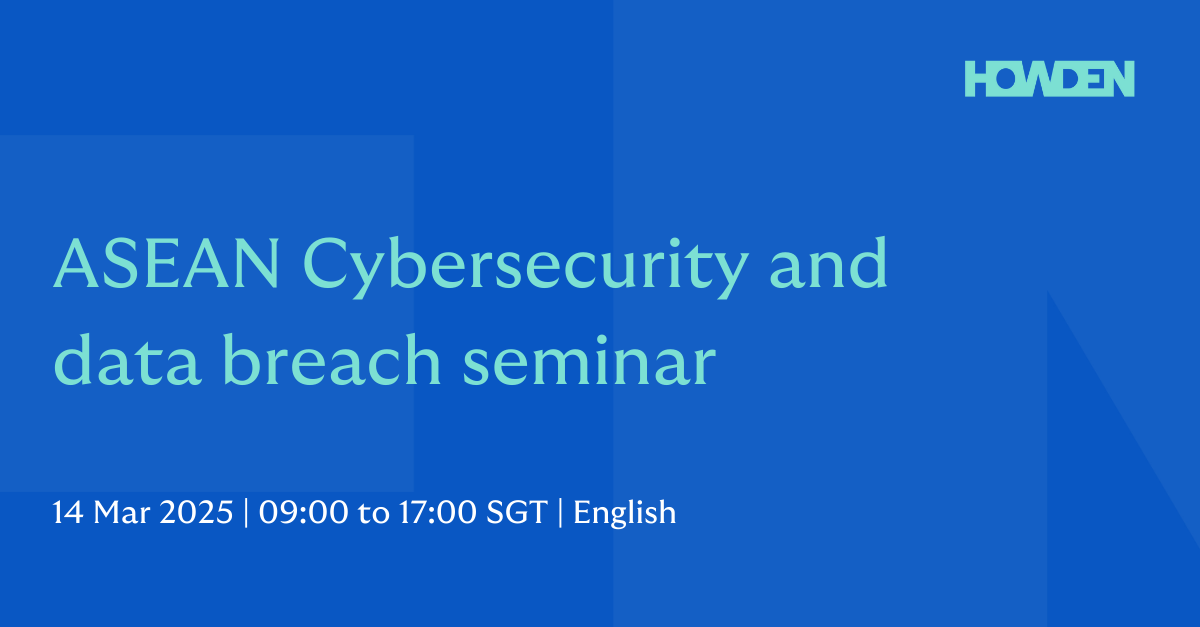 ASEAN Cybersecurity and Data Breach Seminar