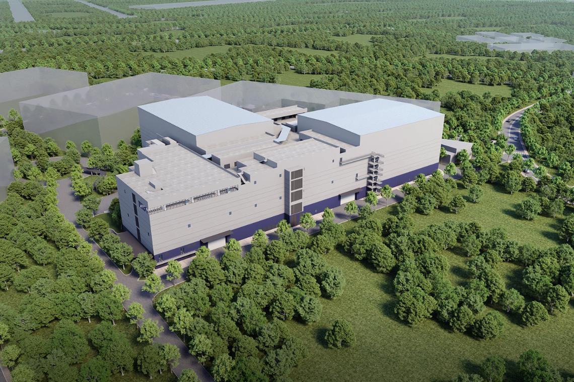 An artist’s impression of a new 26,000 sq m maintenance, repair, overhaul facility that will be built in Singapore Aero Engine Services’ campus in Calshot Road.