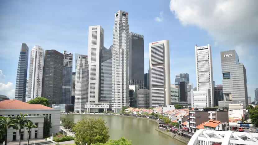 Skyline of the central business district (CBD) in Singapore. (Photo: CNA/Syamil Sapari)