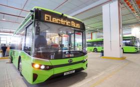 Electric bus in bus interchange